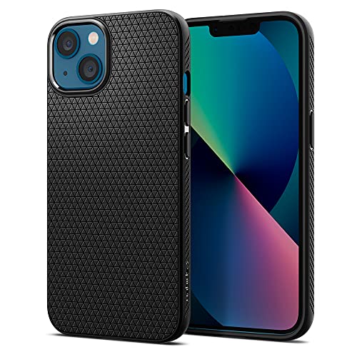 Spigen Liquid Air Armor Designed for iPhone 13 Mini Case (2021) - Matte Black