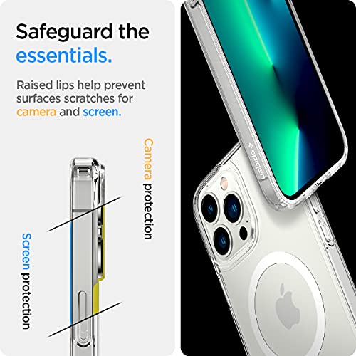 Spigen Ultra Hybrid Mag (MagFit) Compatible with MagSafe Designed for iPhone 13 Pro Case (2020) - White