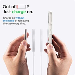 Spigen Ultra Hybrid Mag (MagFit) Compatible with MagSafe Designed for iPhone 13 Mini Case (2020) - White