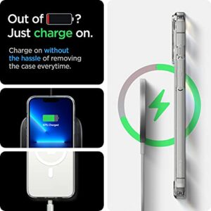 Spigen Ultra Hybrid Mag (MagFit) Compatible with MagSafe Designed for iPhone 13 Pro Max Case (2020) - White