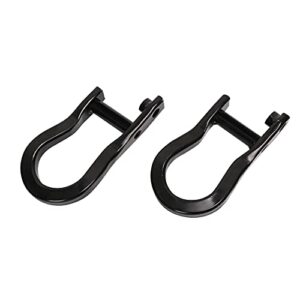 HIMIKI Black Front Recovery Tow Hooks 84072463 Compatible with 2008 2009 2010 2011 2012 2013 2014 2015 2016 2017 2018 Chevy Silverado Sierra 1500 2019 Silverado 1500 LD Sierra 1500 Limited