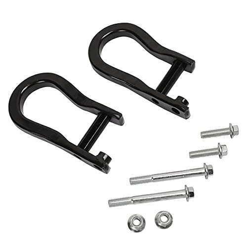 HIMIKI Black Front Recovery Tow Hooks 84072463 Compatible with 2008 2009 2010 2011 2012 2013 2014 2015 2016 2017 2018 Chevy Silverado Sierra 1500 2019 Silverado 1500 LD Sierra 1500 Limited