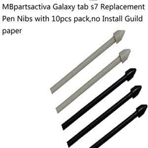 (2 Pack) Stylus s Pen Nibs/Tips Replacement for Samsung Galaxy Tab S7 11.0" Wi-Fi/LTE/5G,Galaxy Tab S7+/S7 Plus 12.4" Wi-Fi/LTE/5G ( Black)