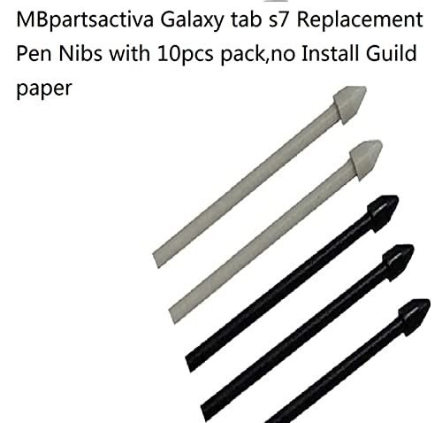 (2 Pack) Stylus s Pen Nibs/Tips Replacement for Samsung Galaxy Tab S7 11.0" Wi-Fi/LTE/5G,Galaxy Tab S7+/S7 Plus 12.4" Wi-Fi/LTE/5G ( Black)