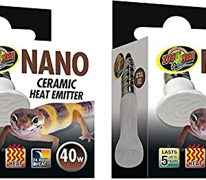 Nano Ceramic Heat Emitter 40w (2 Pack) - Includes DBDPet Pro-Tip Guide