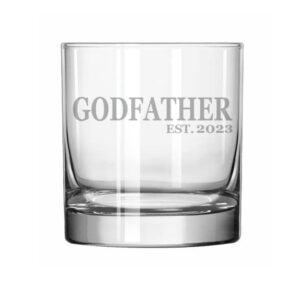 rocks whiskey old fashioned glass godfather est. 2023