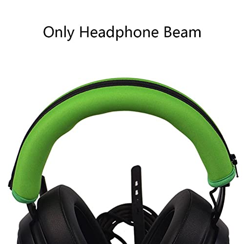 NC Headphones Headband Cushion Pads Bumper Cover Zipper Replacementfor Razer Kraken P R O7.1 V2 Headset