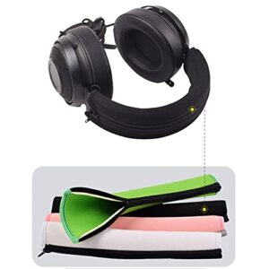 NC Headphones Headband Cushion Pads Bumper Cover Zipper Replacementfor Razer Kraken P R O7.1 V2 Headset