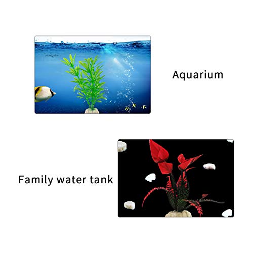 6 Pcs Fish Tank Decorations,Artificial Aquarium Plants,Used for Household or Office Aquarium Simulation Plastic Hydroponic Plants