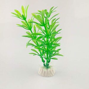 6 Pcs Fish Tank Decorations,Artificial Aquarium Plants,Used for Household or Office Aquarium Simulation Plastic Hydroponic Plants