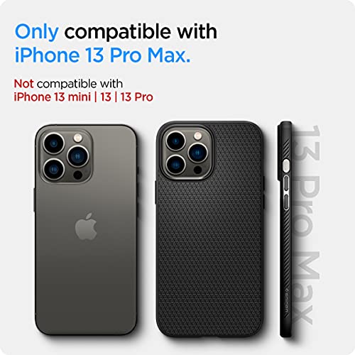 Spigen Liquid Air Armor Designed for iPhone 13 Pro Max Case (2021) - Matte Black