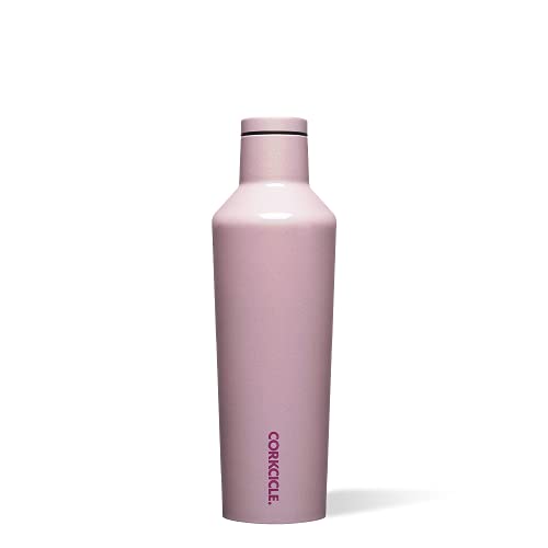 Corkcicle Classic 16 Ounce Canteen Stainless Steel Water Bottle, Cotton Candy