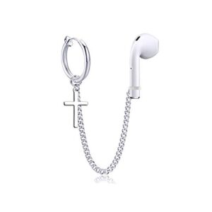2pcs/pack anti lost earring for earphone creative earring strap wireless earhooks earbuds earphone holder connector (no need earhole)