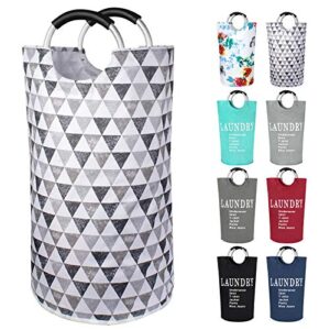 Dalykate Extra Large Laundry Basket 115L Collapsible Oxford Fabric Laundry Hamper Foldable Clothes Laundry Bag with Handles Waterproof Washing Portable Dirty Clothes Basket for College Dorm, Family