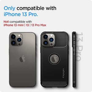 Spigen Rugged Armor Designed for iPhone 13 Pro Case (2021) - Matte Black