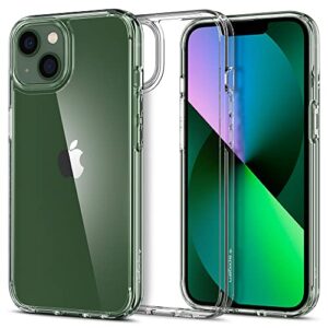 spigen ultra hybrid [anti-yellowing technology] designed for iphone 13 mini case (2021) - crystal clear