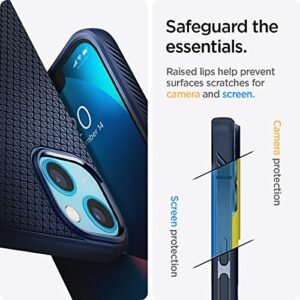 Spigen Liquid Air Armor Designed for iPhone 13 Case (2021) - Navy Blue