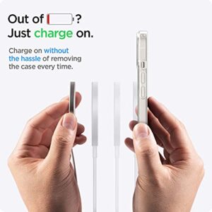 Spigen Ultra Hybrid Mag (MagFit) Compatible with MagSafe Designed for iPhone 13 Case (2020) - White