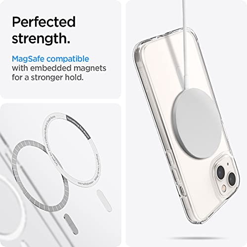 Spigen Ultra Hybrid Mag (MagFit) Compatible with MagSafe Designed for iPhone 13 Case (2020) - White