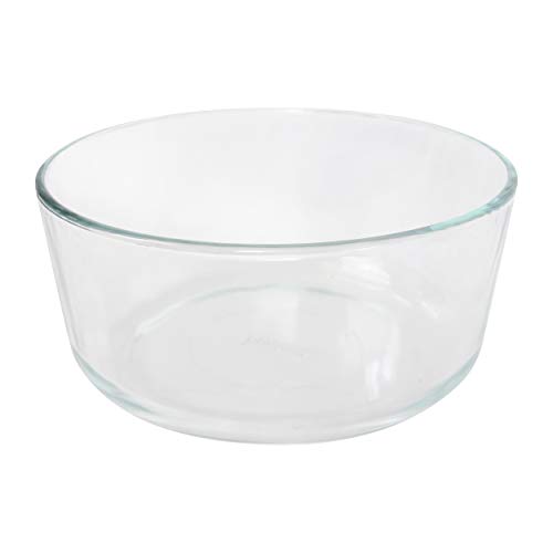 Pyrex (2 7203 Glass Bowls & (2) 7402-PC Black Lids