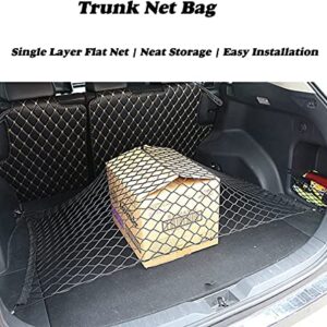 Q-DDOIT Dog Car Barrier 47" Wide Ideal for Trucks/SUVs/Full Sized Sedans Pet Restraint Car Backseat Divider Vehicle Gate Cargo Area Travel Trunk Mesh Net Screen Barricade