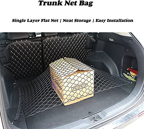 Q-DDOIT Dog Car Barrier 47" Wide Ideal for Trucks/SUVs/Full Sized Sedans Pet Restraint Car Backseat Divider Vehicle Gate Cargo Area Travel Trunk Mesh Net Screen Barricade