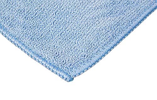 Detailer's Preference Premium Cleaning Microfiber Towels, 350 GSM, 16 x 16 Inches, Blue, 12-Pack