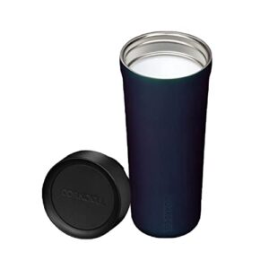 Corkcicle Commuter Cup Insulated Stainless Steel Spill Proof Travel Coffee Mug Keeps Beverages Cold for 9 Hours and Hot for 3 Hours, Perfect for Mother's Day, Dragonfly, 17 oz