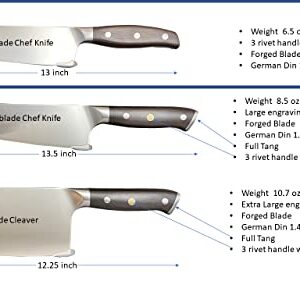 Custom Photo Engraved 8" Chef Knife, Personalized chef knife, Custom 8 inch chef knife, Damascus Steel, Custom chef knife, chef gift, Chef knife with logo (Custom Photo Engraved 8" Chef Knife)