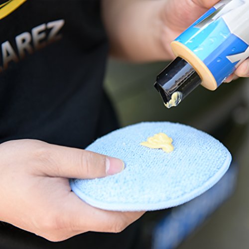 CARCAREZ Microfiber Applicator Pad for Car Waxing, Pack of 24