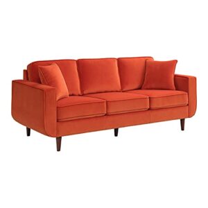 lexicon mapleton living room sofa, orange