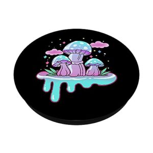 Pastel Goth Kawaii Mushrooms PopSockets PopGrip: Swappable Grip for Phones & Tablets