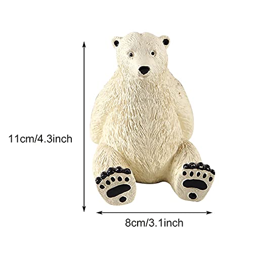 Animal Cell Phone Stand, Polar Bear Cell Phone Holder Watch Holder Watch Stand, Phone Stand for Desk, Phone Holder Stand Compatible with All Mobile Phones, Desk Decorations