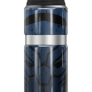 MARVEL - Black Panther Wakanda Forever Blue THERMOS STAINLESS KING Stainless Steel Drink Bottle, Vacuum insulated & Double Wall, 24oz