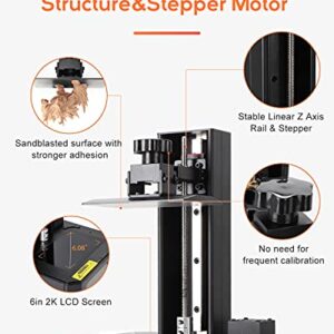 Creality Official HALOT-ONE (CL-60) Resin 3D Printer with Precise Intergral Light Source, WiFi Control and Fast Printing,Dual Cooling & Filtering System, Assembled Out of The Box