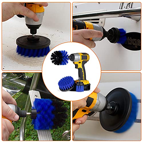 37 Pcs Polishing Pads Kit, Drill 3 Inch Buffing Pad,Car Buffer Polisher Kit Drill Buffing Kit for Car Polishing,Waxing,Sealing Glaze car Detailing Kit for All Surfaces