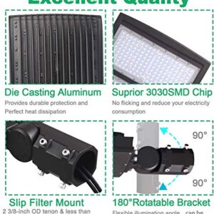 OSTEK LED Shoebox Light Mounting Bracket Slip Fitter Accessory for LED Shoebox Parking Lot Light, Street Light, Commercial Area Road Lighting