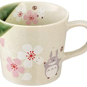 Studio Ghibli via Bluefin My Neighbor Totoro Traditional Japanese Dish Series -Porcelain Mug [Sakura/Cherry Blossom] - Official Studio Ghibli Merchandise