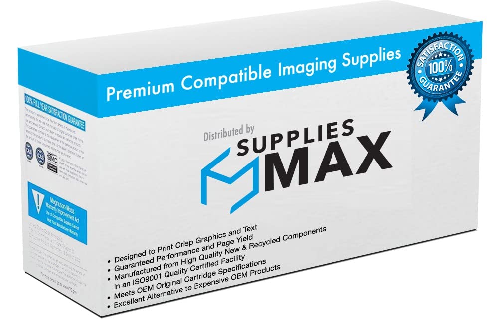 SuppliesMAX Compatible Replacement for Lanier LD-620C/LD-625C Toner Cartridge Combo Pack (BK/C/M/Y) (84150MP)