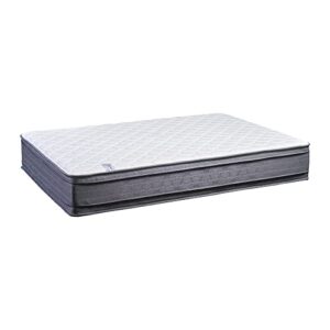 Treaton, 12-Inch Doubled Sided Medium Plush Hybrid Euro Top Foam Encased Mattress/Improves Sleep by Reducing Back Pain, Queen,SC30j-5/0-1