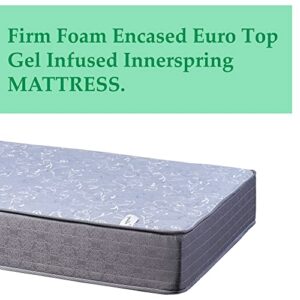 Treaton 11-Inch Firm Foam Encased Euro Top Gel Infused innerspring Mattress, Queen