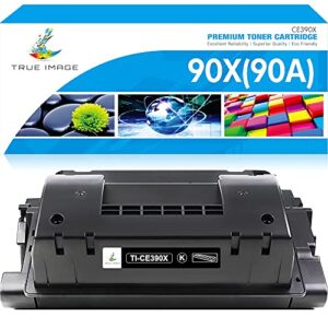 true image compatible ce390x toner cartridge replacement for hp 90x ce390x 90a ce390a for hp enterprise 600 m601 m602 m603 m4555 m602dn m602n m603dn m603n m4555f m4555h printer (black, 1-pack)
