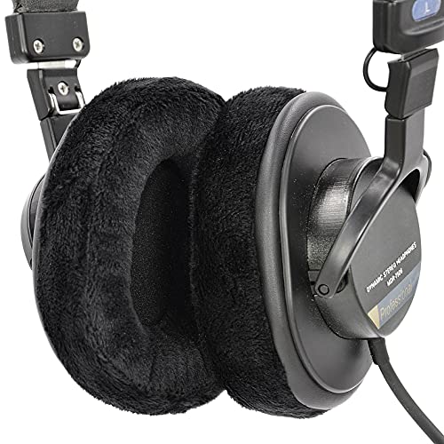 Arctis 7 Velour Thicker Upgrade Quality Earpads - Replacement Ear Cushion Foam Cover Compatible with ATH-M50x M50 M40 M40FS / Arctis 7 / Arctis 5 / Arctis Pro/MDR-7506 V6 Headphone