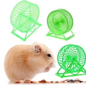 TOSSPER 1pc Plastic Hamster Pet Mice Little Exercise Toys Running Sport Wheel Spinner Toys