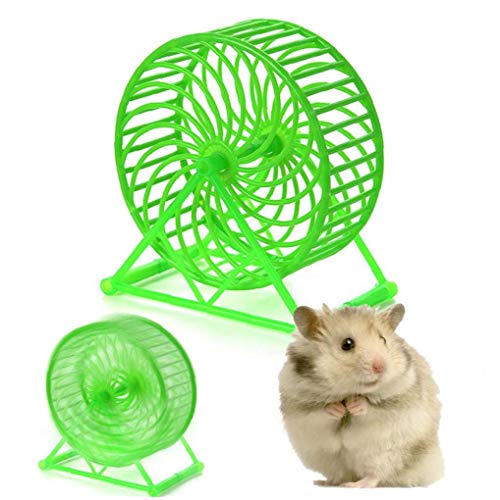 TOSSPER 1pc Plastic Hamster Pet Mice Little Exercise Toys Running Sport Wheel Spinner Toys