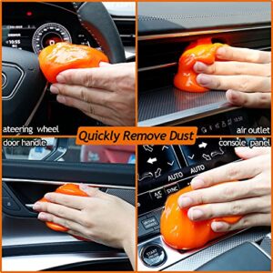 THINKWORK Car Detail Duster Kit-17PCS, Perfect Car Dust Removal Kit Interior and Exterior,Detailing Brush,Cleaning Gel,Car Window Brush,Duster Brush,Coral Fleece Cleaning Towels and Cleaning Pads