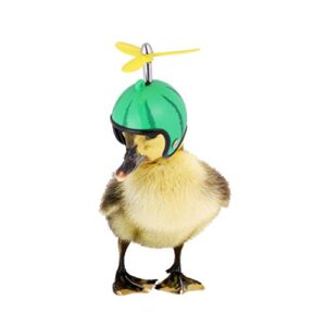 popetpop chicken helmet- bird toy head protection helmet bird hat headwear suitable for parrot small hens, ducks and other poultry funny pet safety helmet costumes accessories