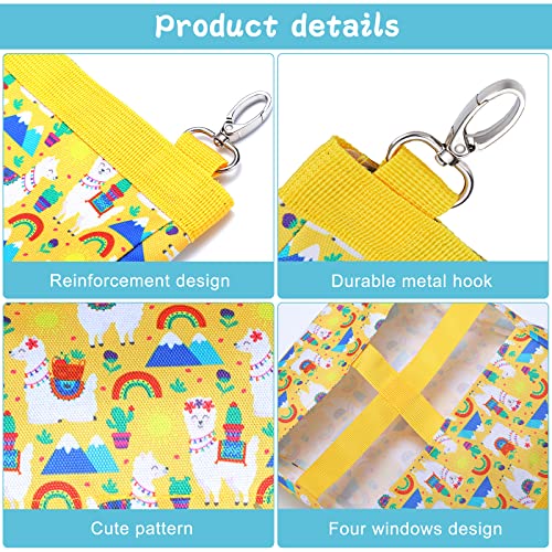 2 Pieces Guinea Pig Hay Bag Washable PET Hay Feeder Bag with 2 Holes Cute Small Animal Hanging Feeder Sack Storage for Bunny Guinea Pig Chinchilla Hamster Small Pets (Bird, Alpaca)