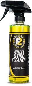 exoforma wheel & tire cleaner - removes built-up brake dust, dirt & grime - improves dressing performance - 2-in-1 formula - chosen by pros - spray foaming application - safe on most wheels