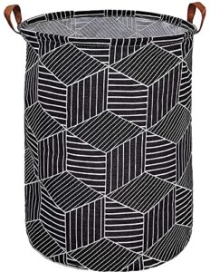 large laundry basket, baby laundry basket, waterproof laundry hamper, foldable clothes hamper, collapsible laundry baskets. teen hamper, perfect for dirty clothes and toys. (black diamond)